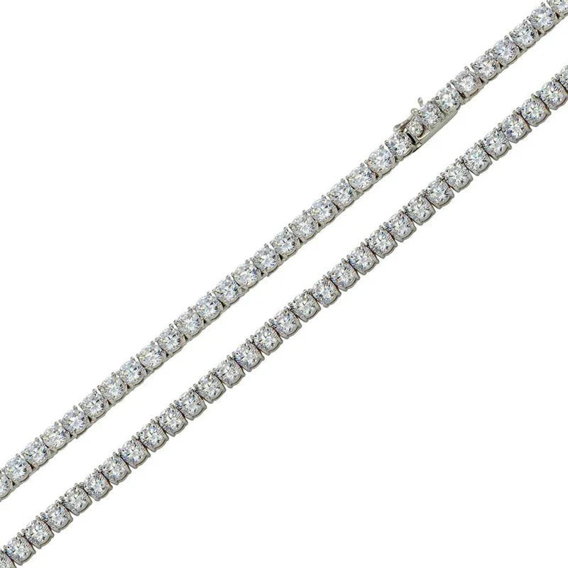 Silver S925VVS1 Moissanite Diamond GRA Certificate Tennis Chain