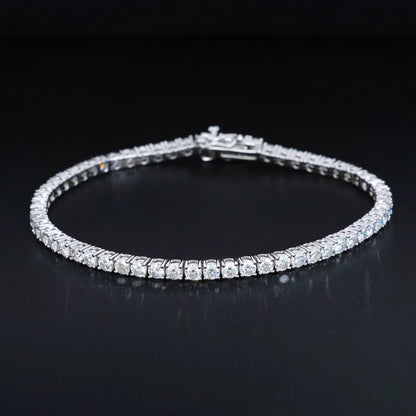 925 sterling silver Moissanites bracelets