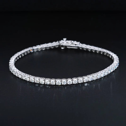 925 sterling silver Moissanites bracelets
