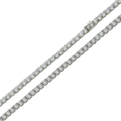 Silver S925VVS1 Moissanite Diamond GRA Certificate Tennis Chain